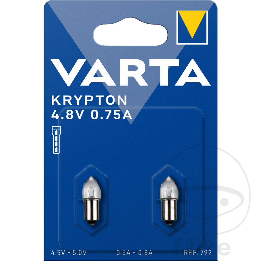 blister 2 lámparas bombilla 792 - 4.8 v 
0.75 a