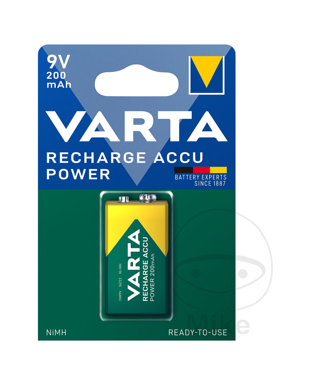pila recargable 9v