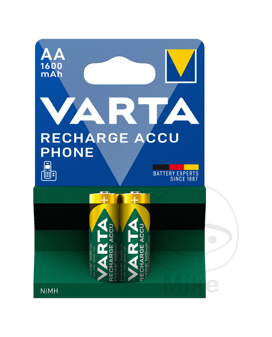juego pilas medianas recargables aa phone