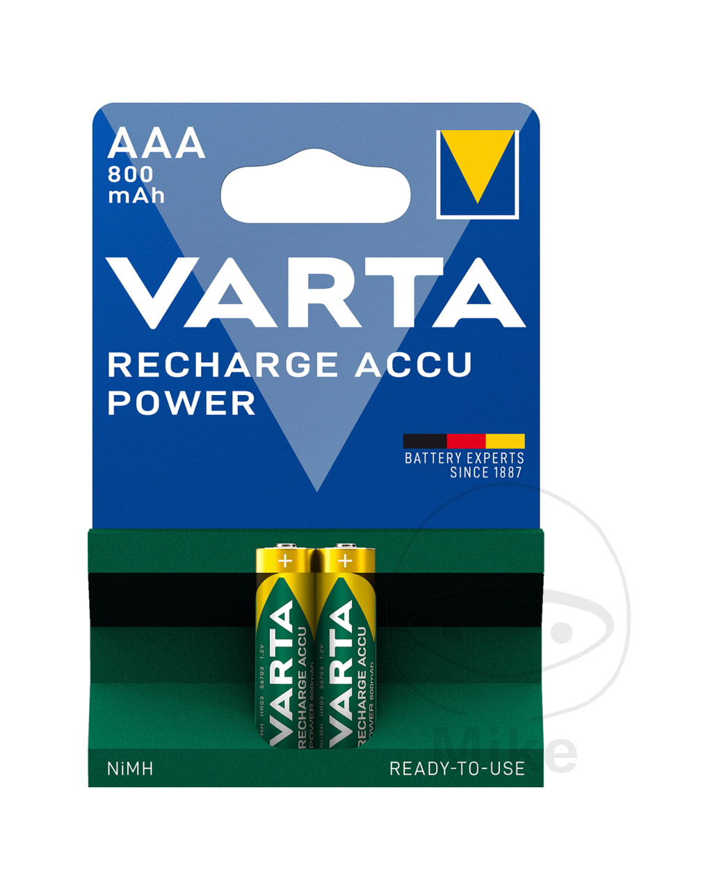 juego pilas pequeñas recargables listas para usar aaa power