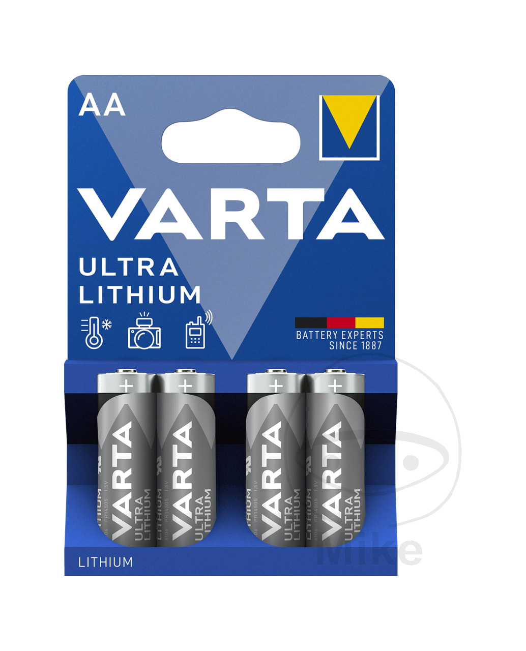 pack 4 pilas litio medianas aa ultra