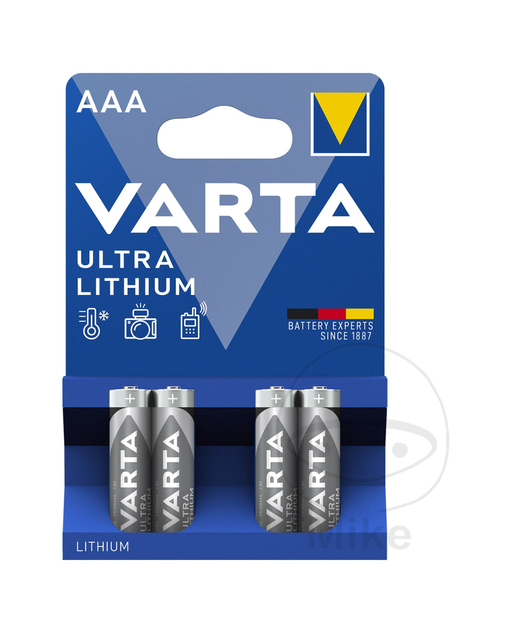 pack 4 pilas litio pequelas aaa ultra