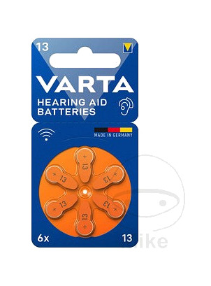 pila para audífonos 13 6 piezas bli hearing aid pr48 1,45 v