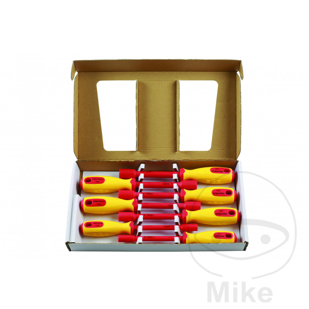juego 6 destornilladores llave de vaso 14 mm