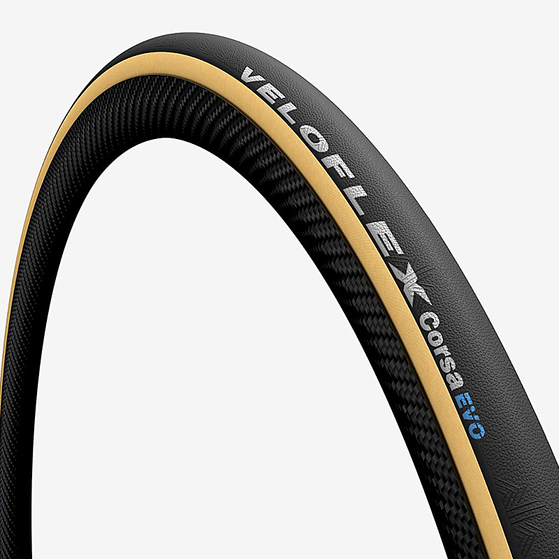 VELOFLEX Pneumatic tire for tubular bicycle CORSA EVO OPEN 700x25 25-622 - Afbeelding 1 van 1