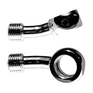 banjo racord conexion lateral derecho  20° + 20° m10