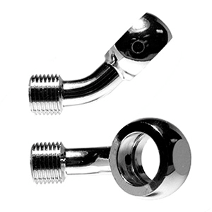 banjo racord conexion  45° m10
