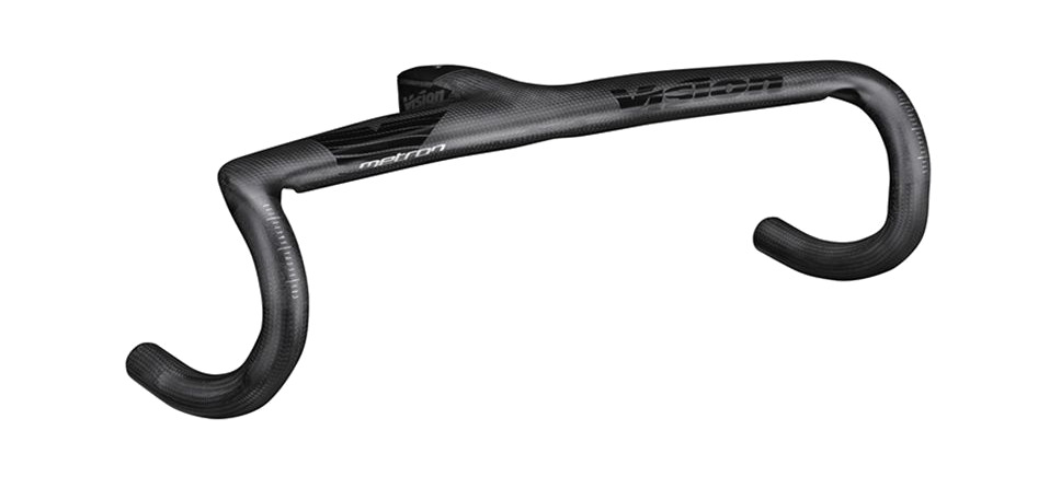 manillar integrado de bicicleta de carbono metron 5d acr evo 110x440 carb