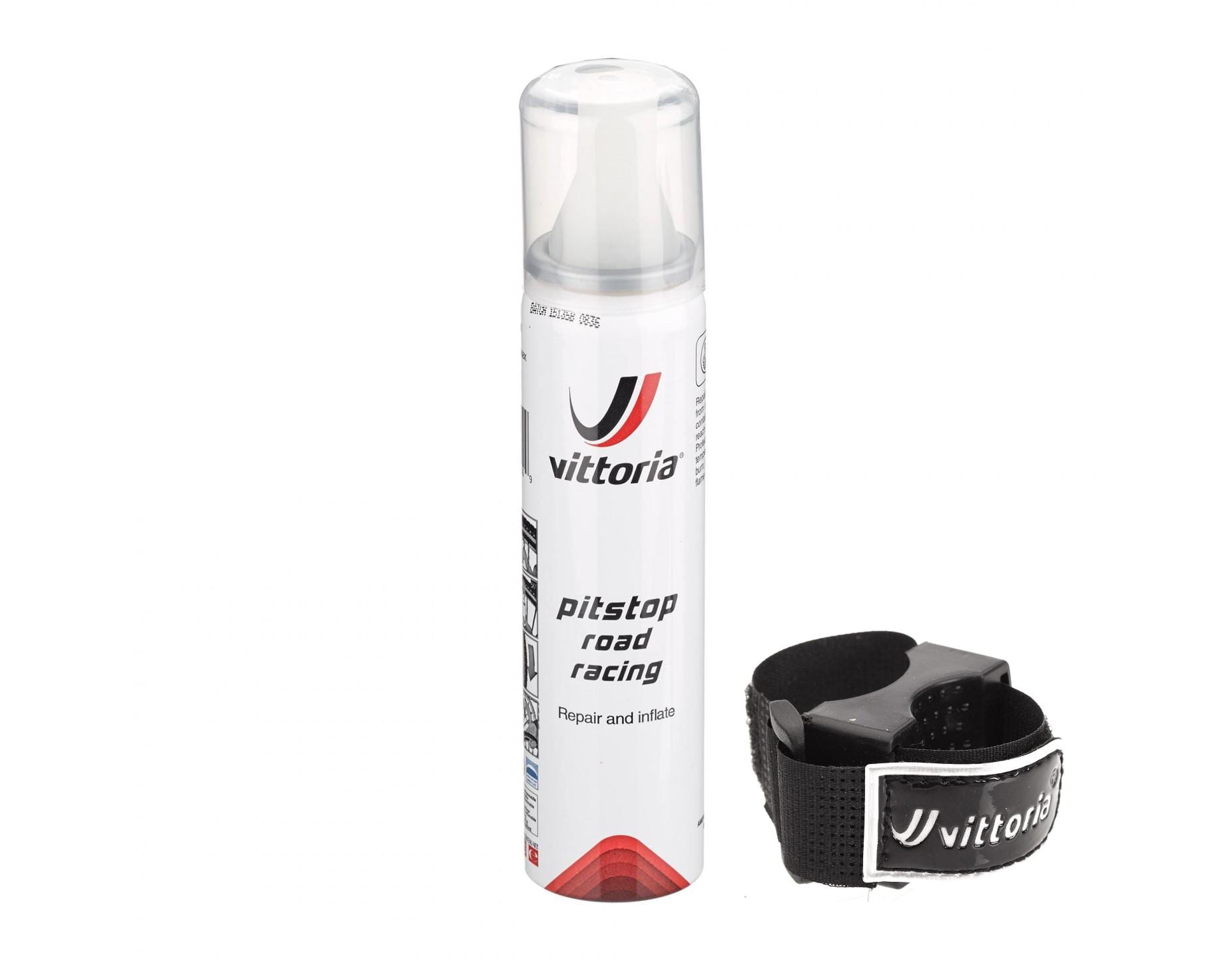 kit reparación de pinchazos en spray pit stop road racing de vittoria para tubulares y cámaras