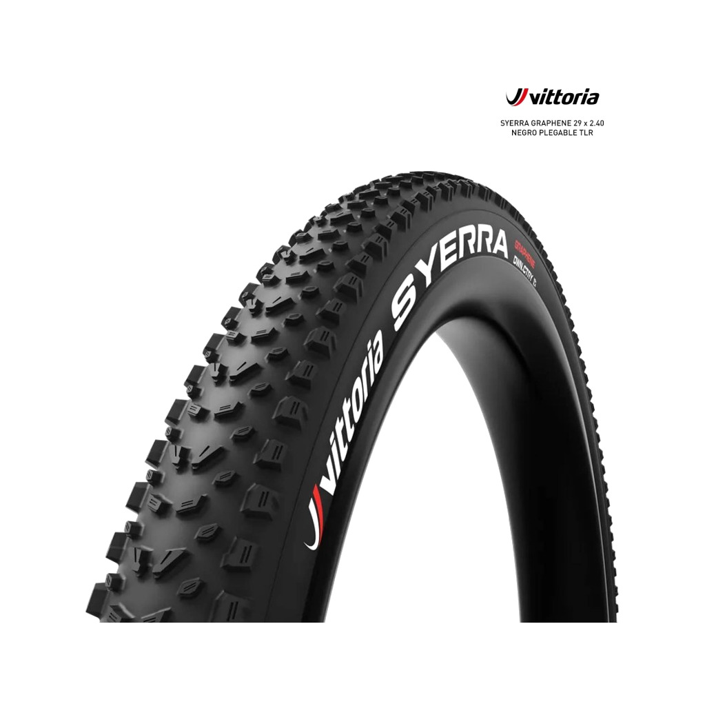 cubierta neumatico para bicicleta plegable syerra graphene 29 x 2.40 plegable tlr tubeless ready