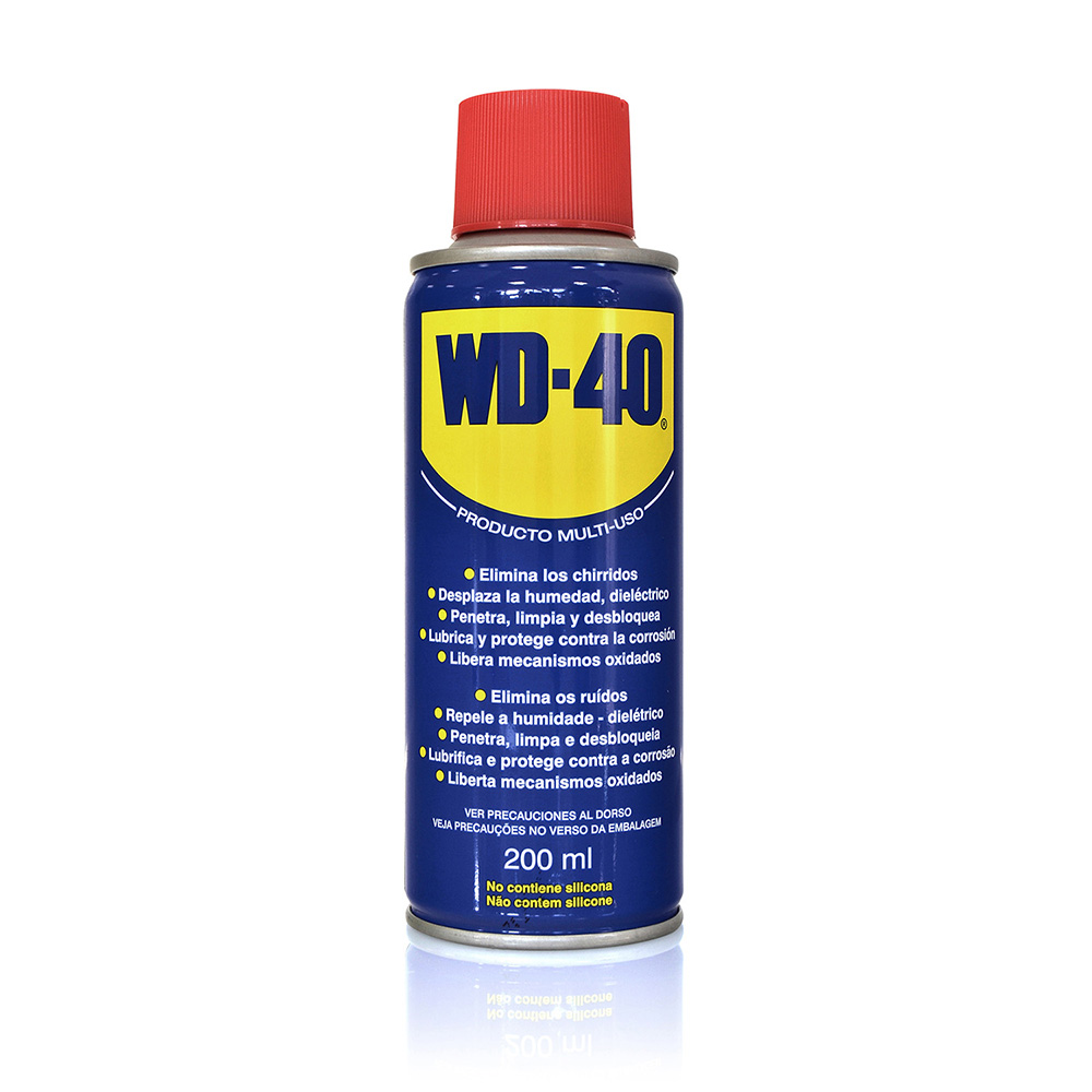 wd-40 lubricante multiusos en spray 200ml - 2000 usos garantizados