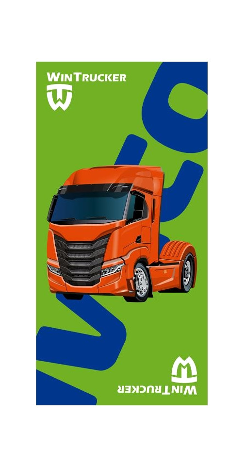 toalla tipo iveco naranja 80x160cm
