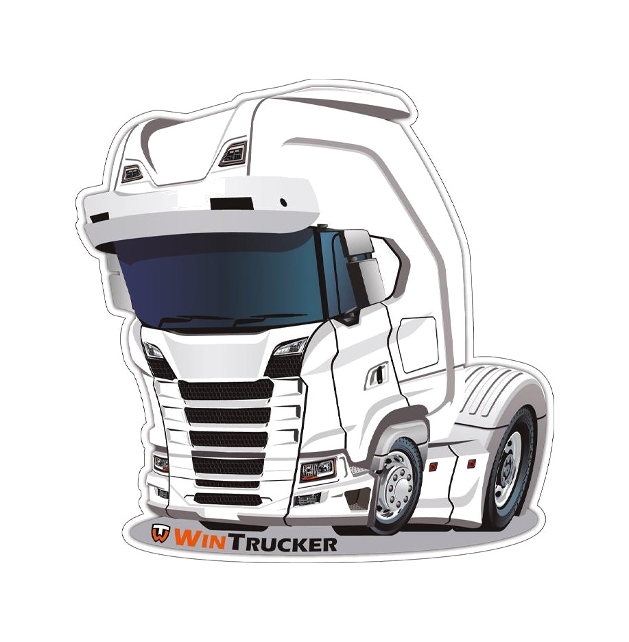 pegatina tipo scania 10x10cm