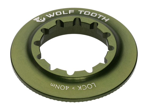 Rot Wolf WOLF TOOTH Bremsscheiben-Verschlussmutter mit Innenverzahnung CENTER ...