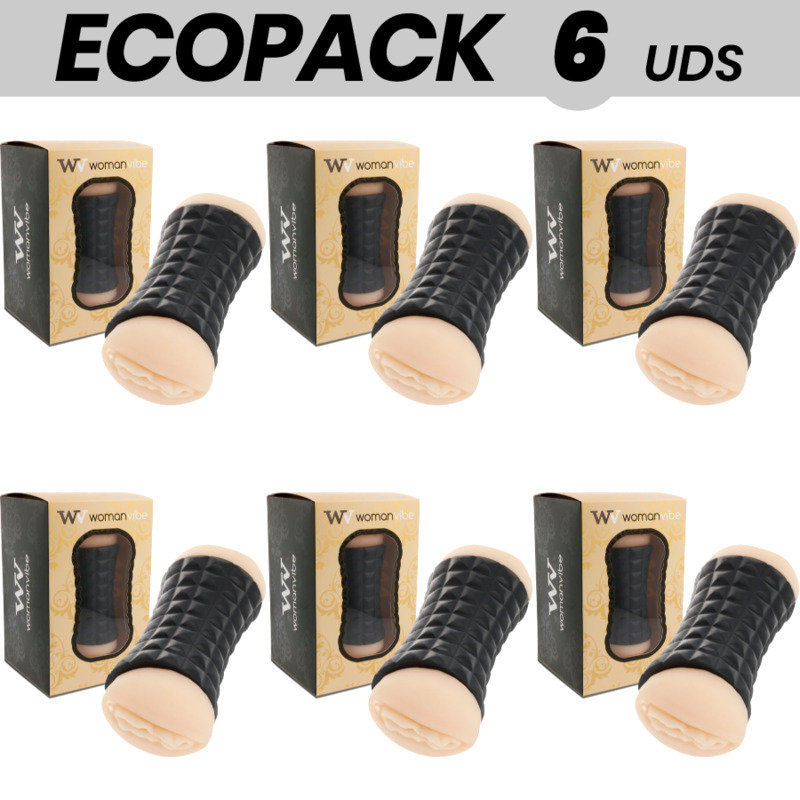 pack de 6 masturbadores dobles ecopack gumy