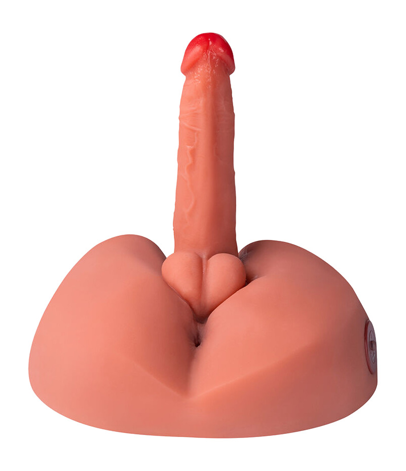 dildo realístico masturbador con vibración honey 25 cm
