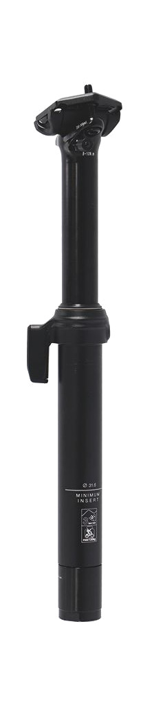 XLC Teleskopsattelstütze mit Remote-Aluminiumfederung SP-S13 30.9 352 MM 100MM - Bild 2 von 2