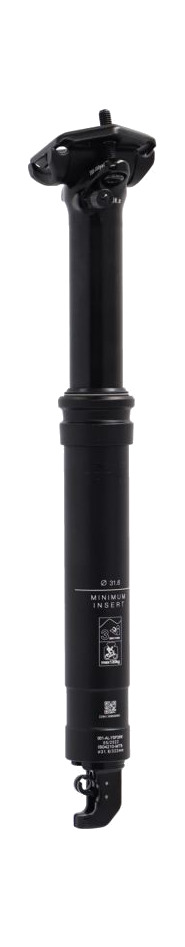 tija telescopica con suspension icr de aluminio sp-s14 27.2 340 mm 80mm