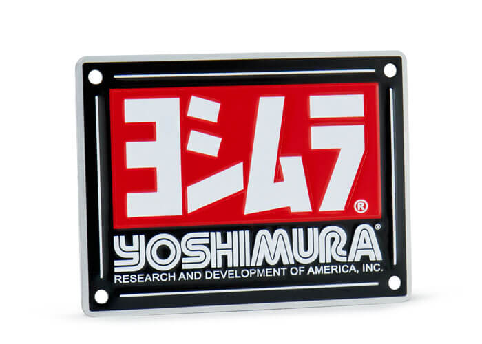 placa con logo para silencioso rs-4