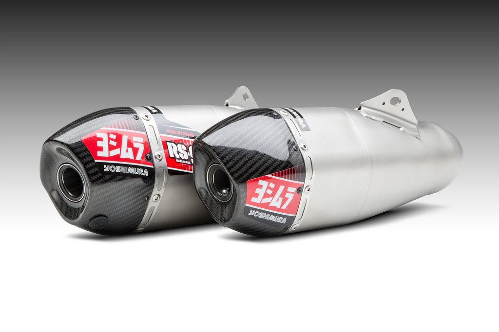 silencioso de escape de acero inoxidable de lado izquierdo rs-9
