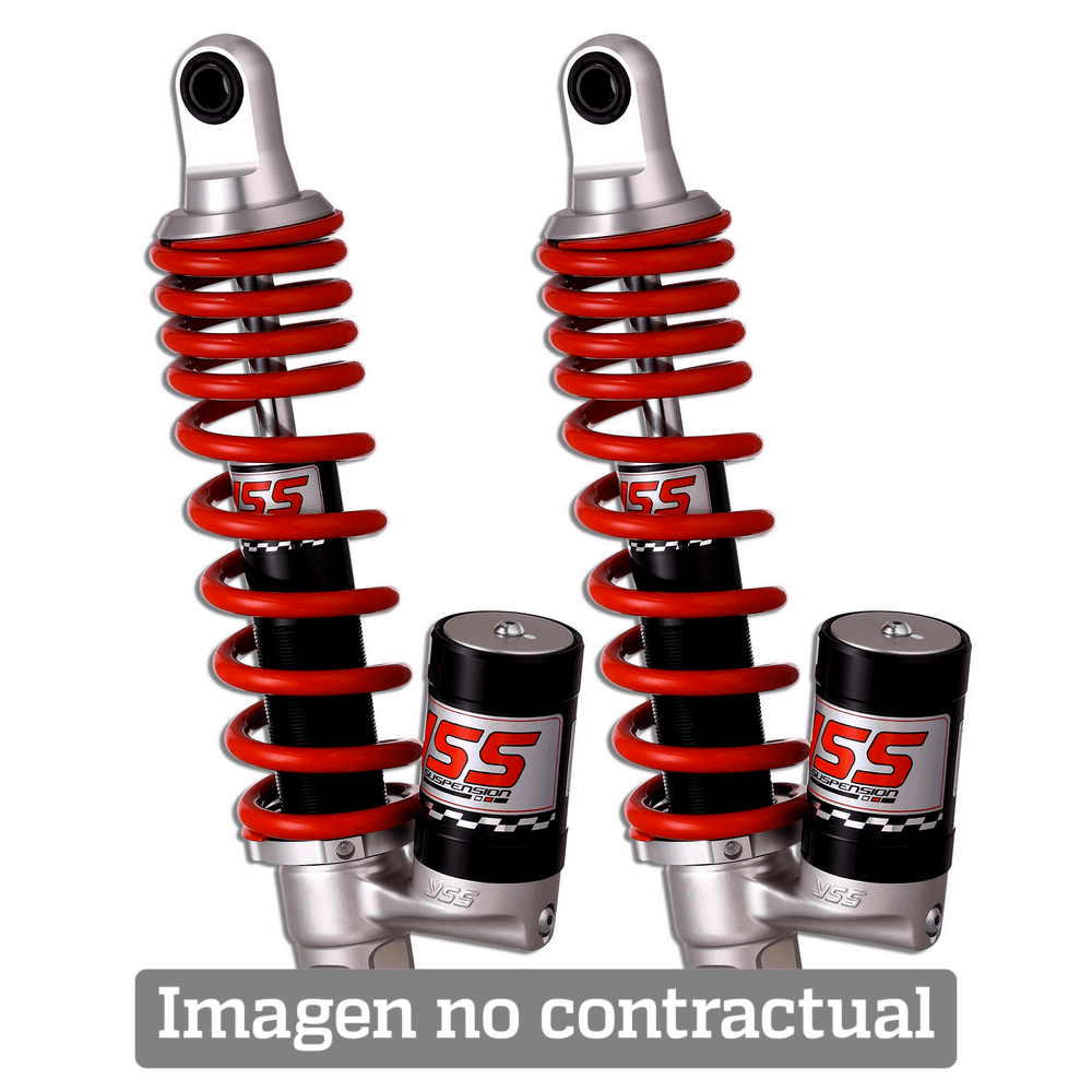 juego amortiguadores suspensiones  scooter gas botella eco line