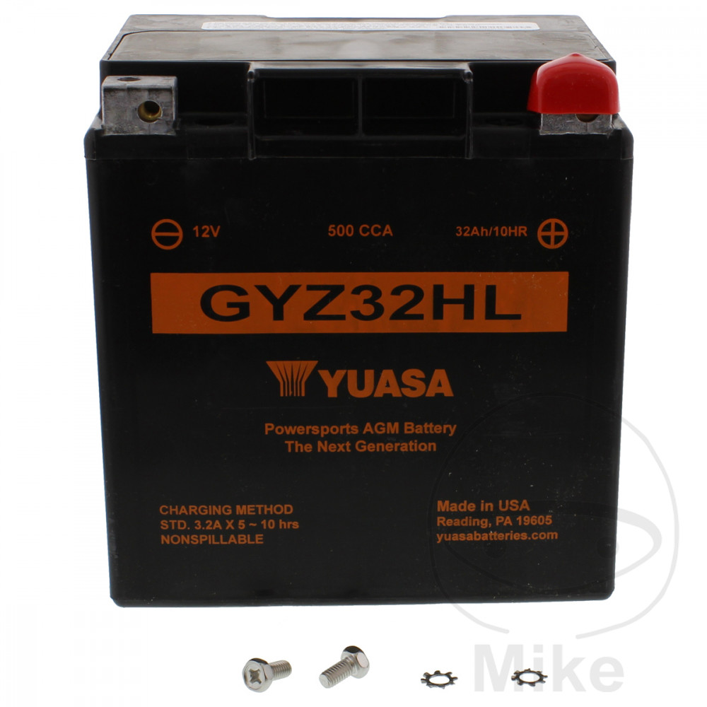 batería de moto sin mantenimiento cargada gyz32hl wet
