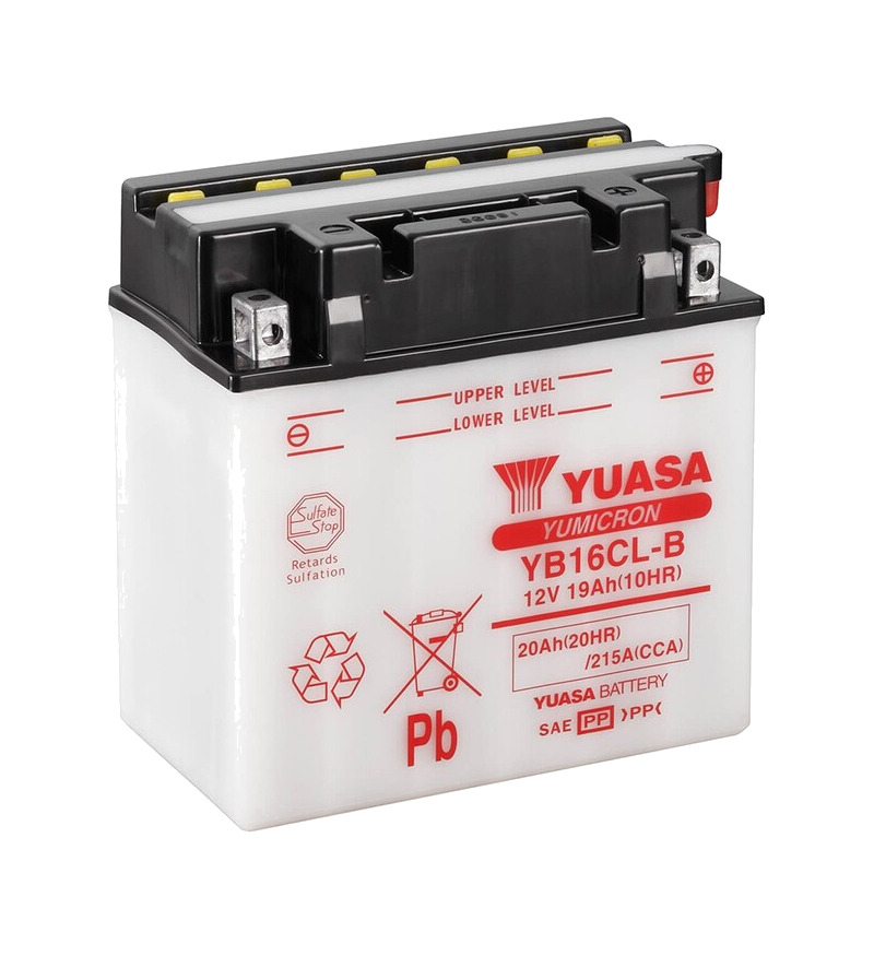 batería con electrolito yb16cl-b combipack