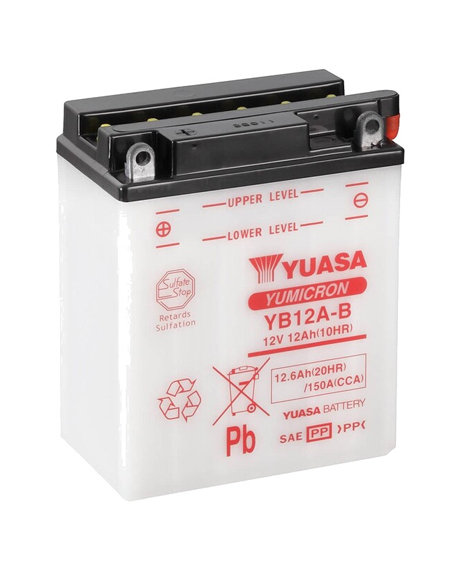 batería con electrolito yb12a-b combipack