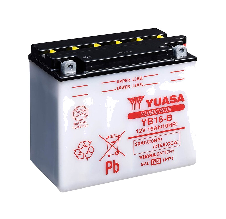 batería con electrolito yb16-b combipack