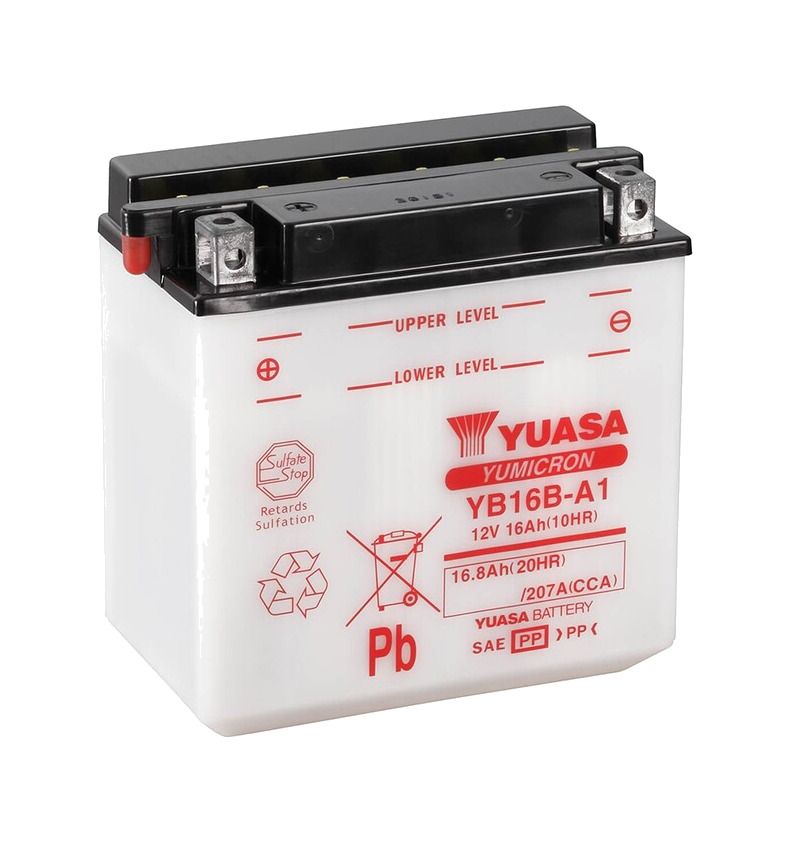 batería con electrolito yb16b-a1 combipack