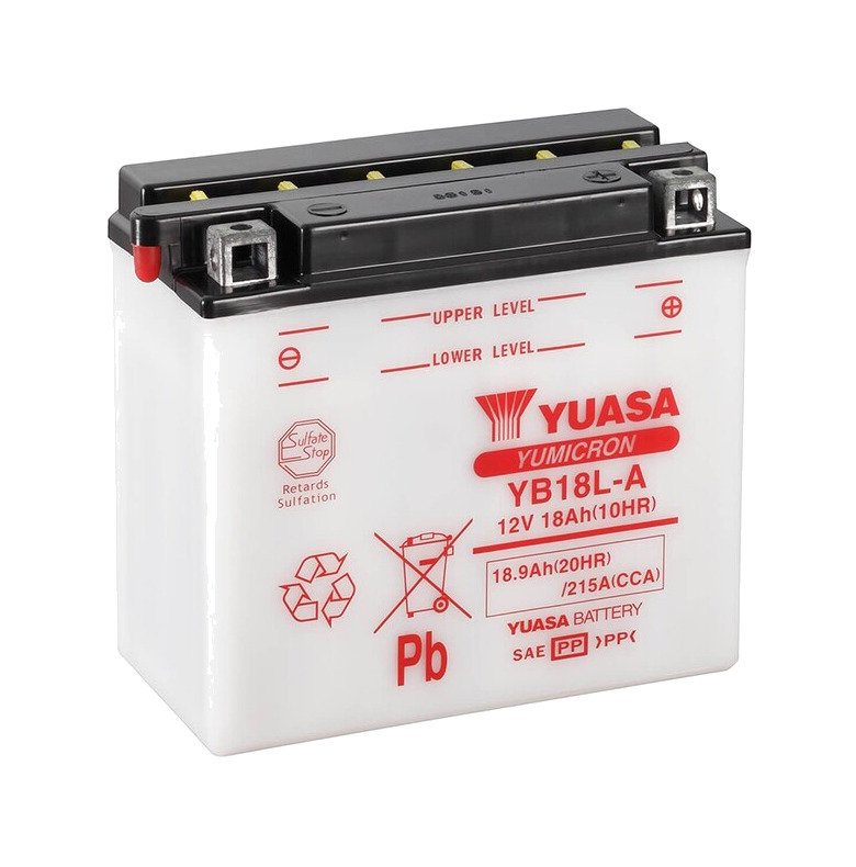 batería con electrolito yb18l-a combipack
