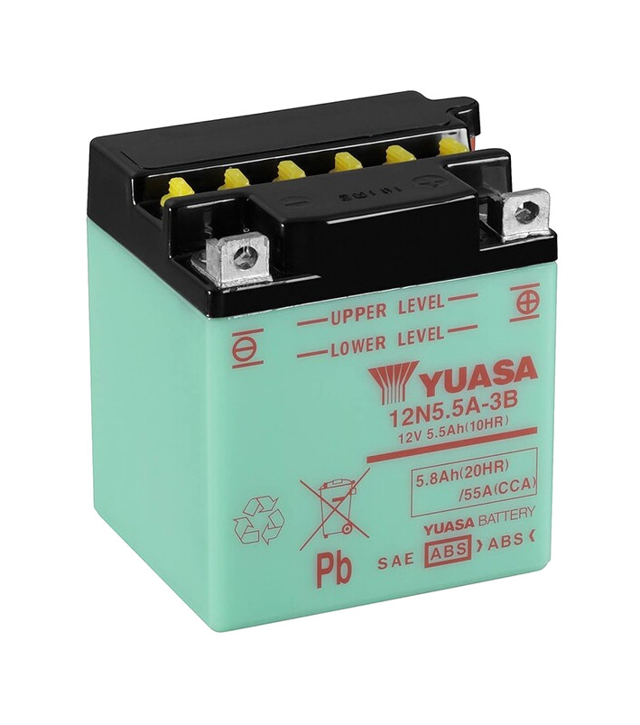 batería con electrolito 12n5.5a-3b combipack