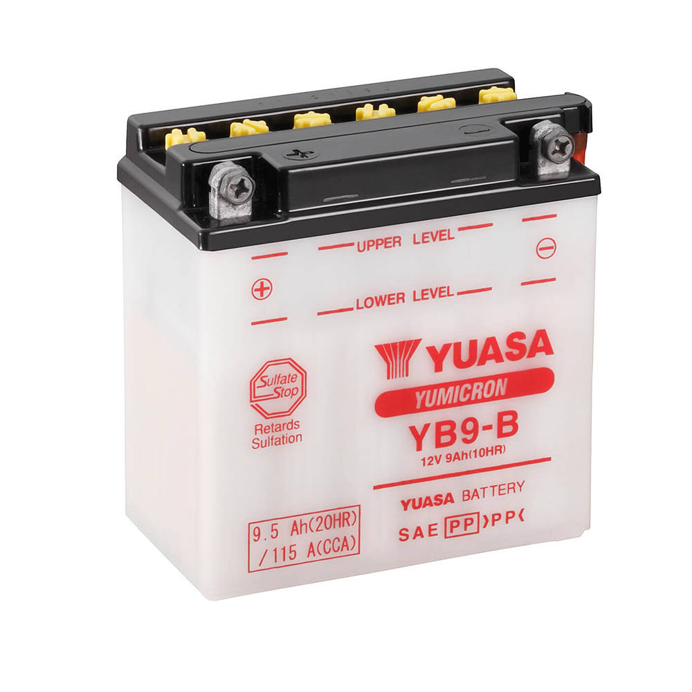 batería yb9-b combipack con electrolito - reemplazo para yb9-b