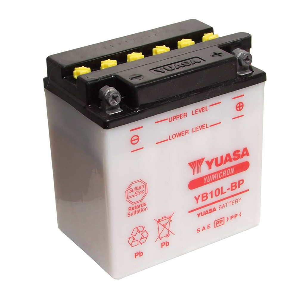 bateria yb10l-bp dry charged (sin electrolito)