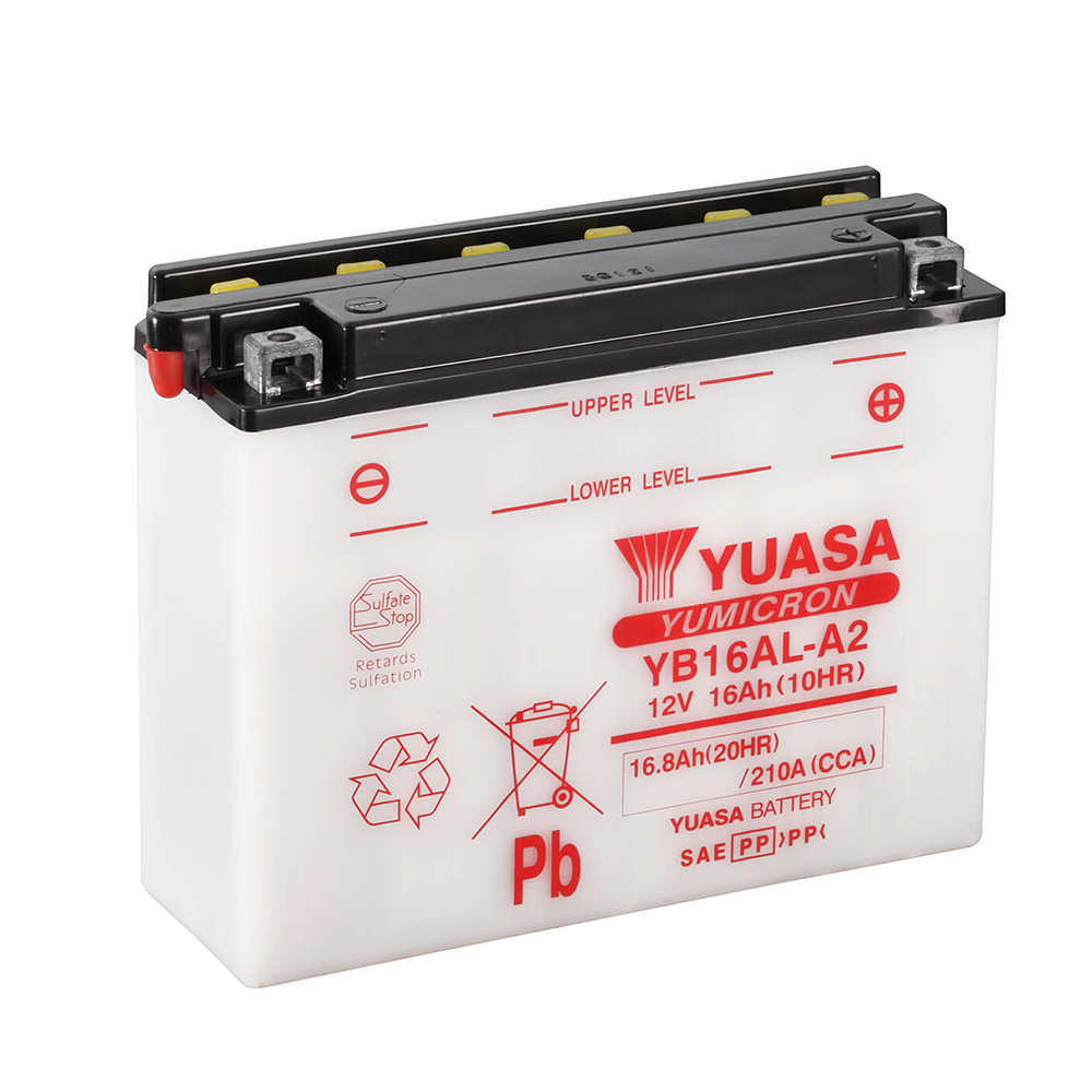 bateria yb16al-a2 combipack (con electrolito)
