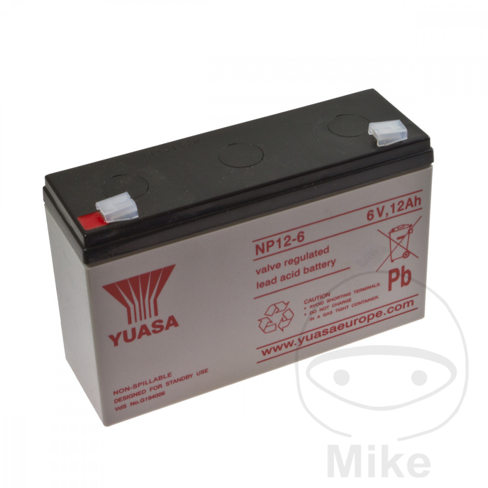 bateria moto sin mantenimiento np 12-6