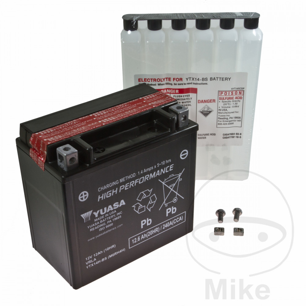 batería de moto ytx14h-bs