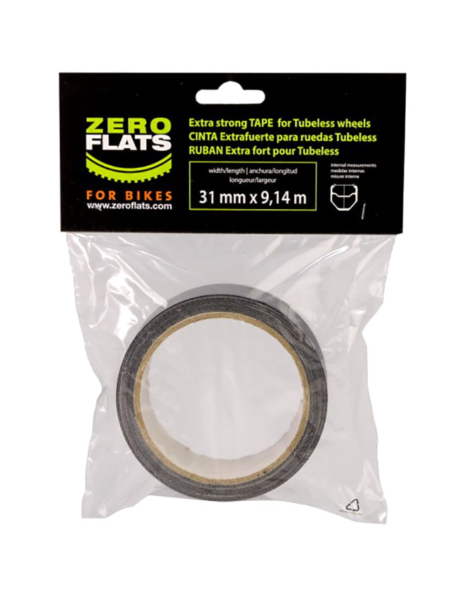 cinta de fondo de llanta technical tape tubeless 31mm 9.14m