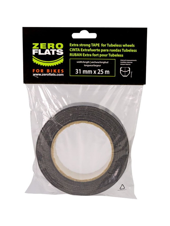 cinta de fondo de llanta technical tape tubeless 31mm 25m