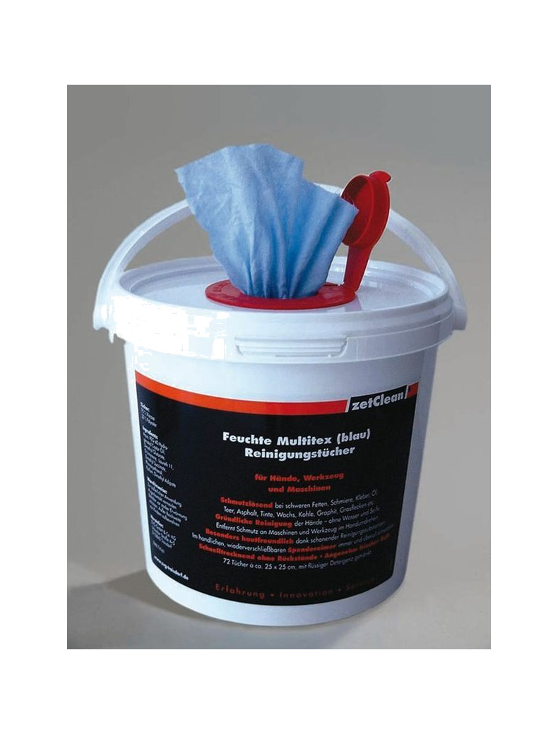 toallitas humedas con dispensador  25x25cm multitex 72u aprox